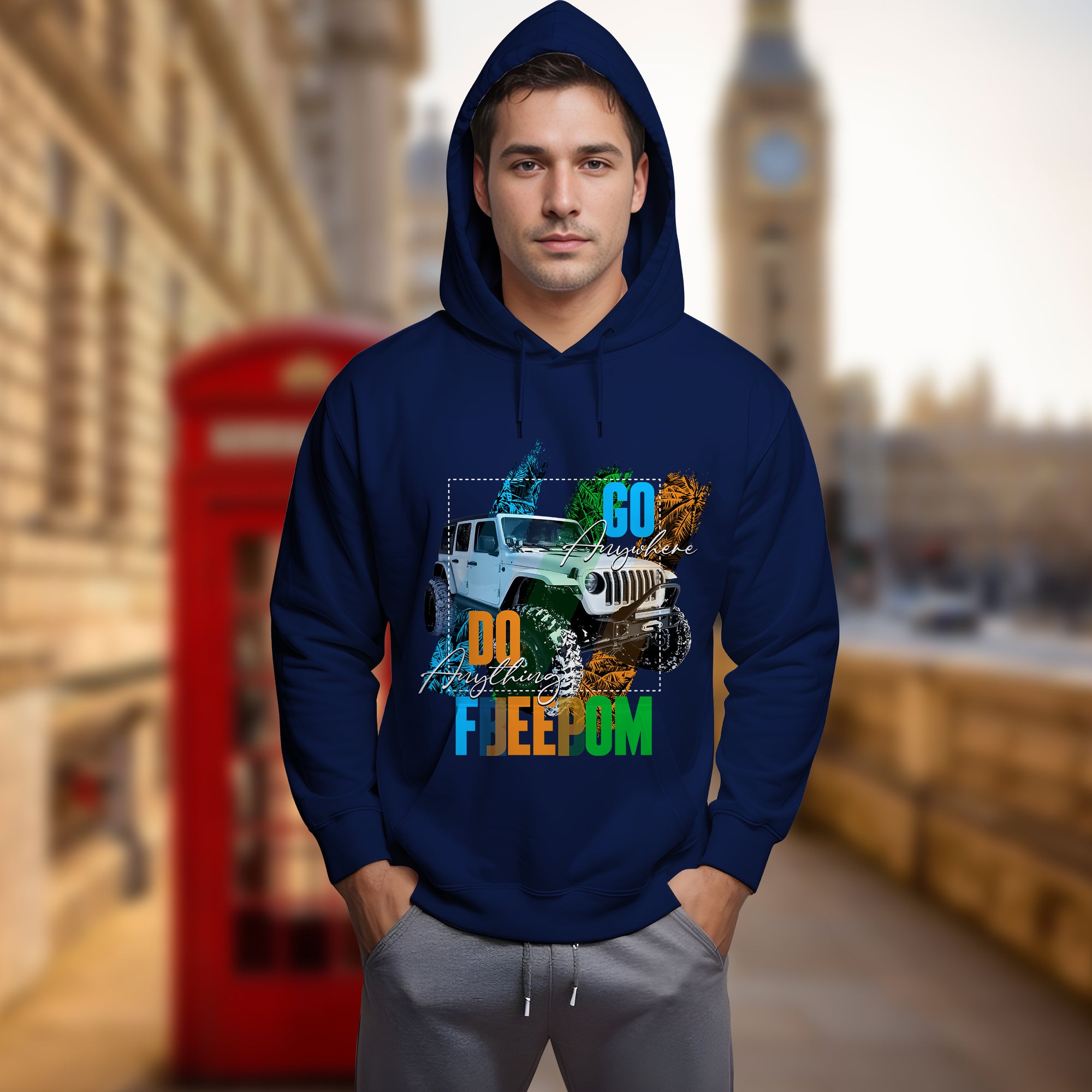 Go Anywhere - Do anything - 2D Hoodie For Men/Women - TH02