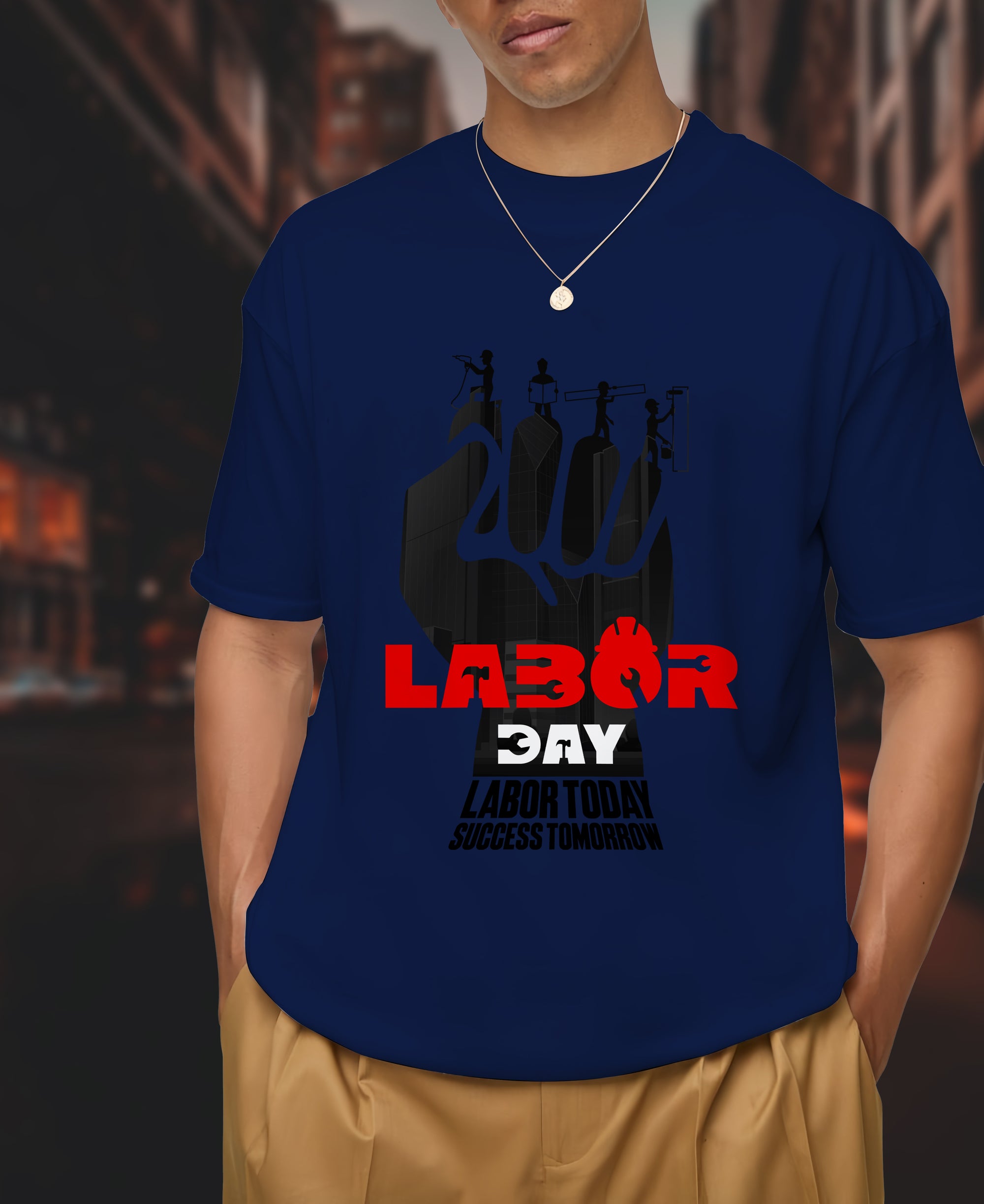 Labor Today - Succsess Tomorrow - 2D T-Shirt - TH02