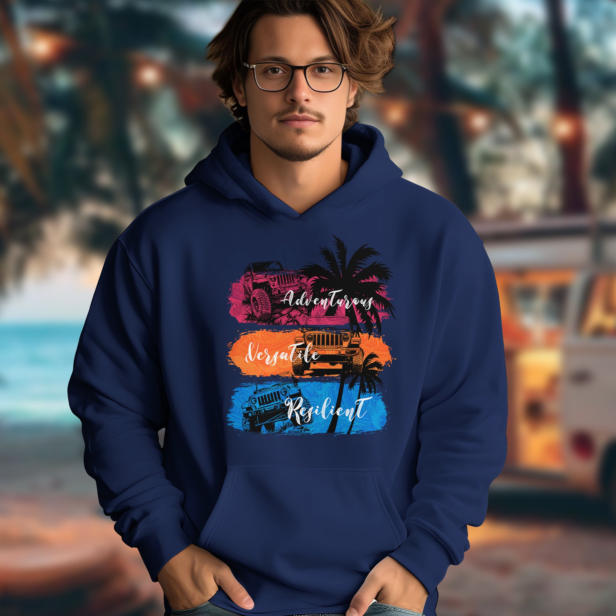 Adventurous, Versatile And Resilient - 2D Hoodie For Men/Women - TH02