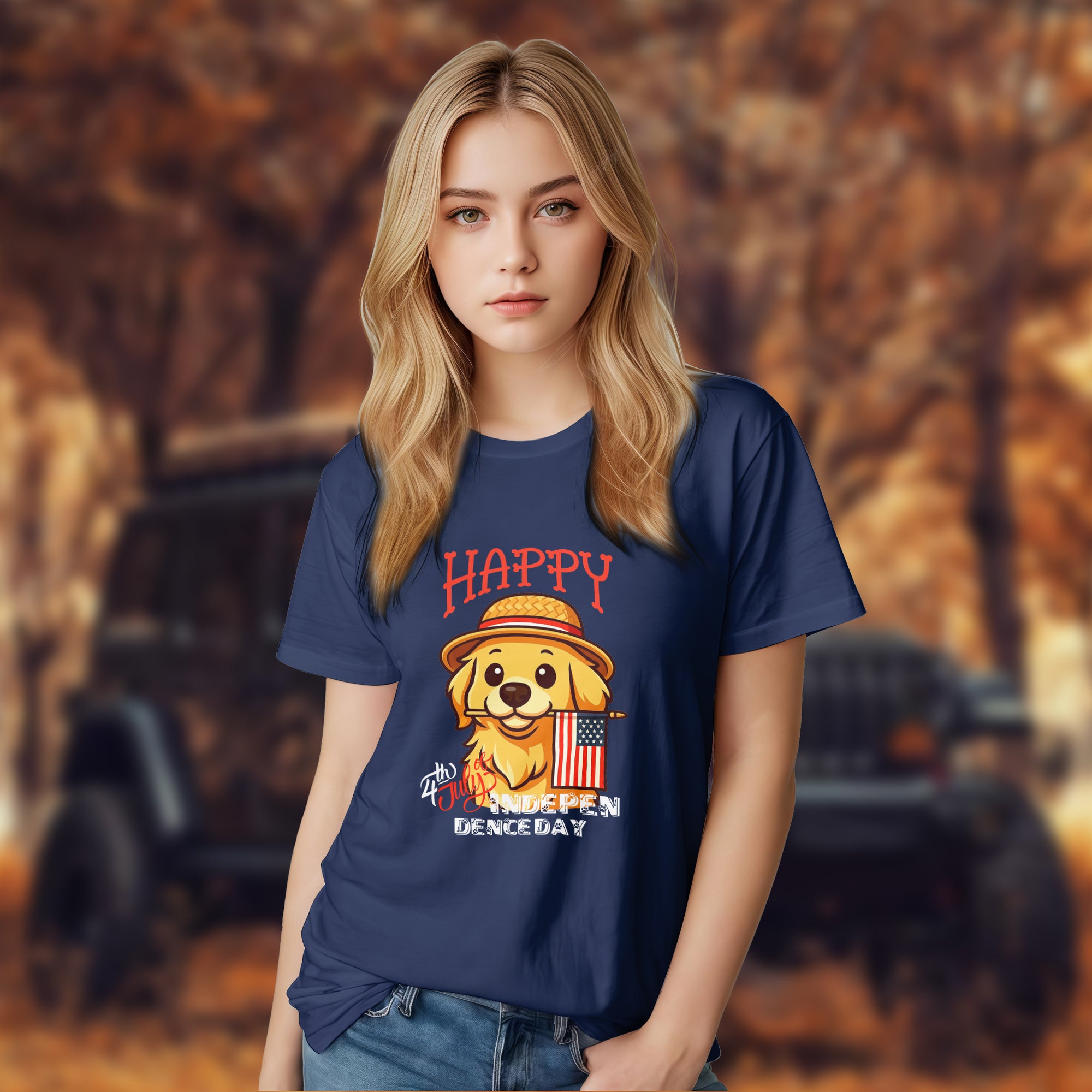 Happy Independence Day - 2D T-Shirt For Men/Women - AL01