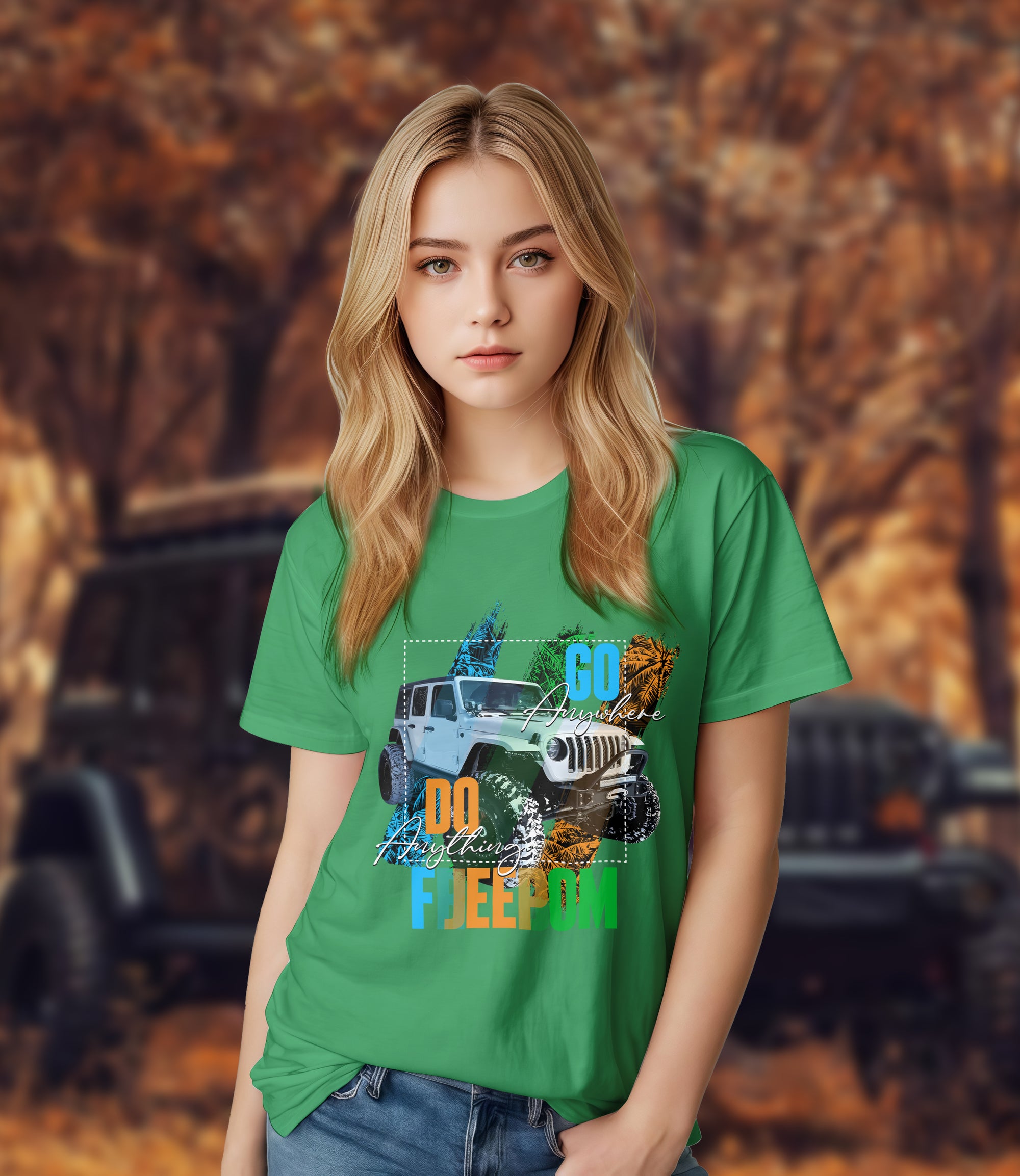 Go Anywhere - Do anything - 2D T-Shirt - TH02
