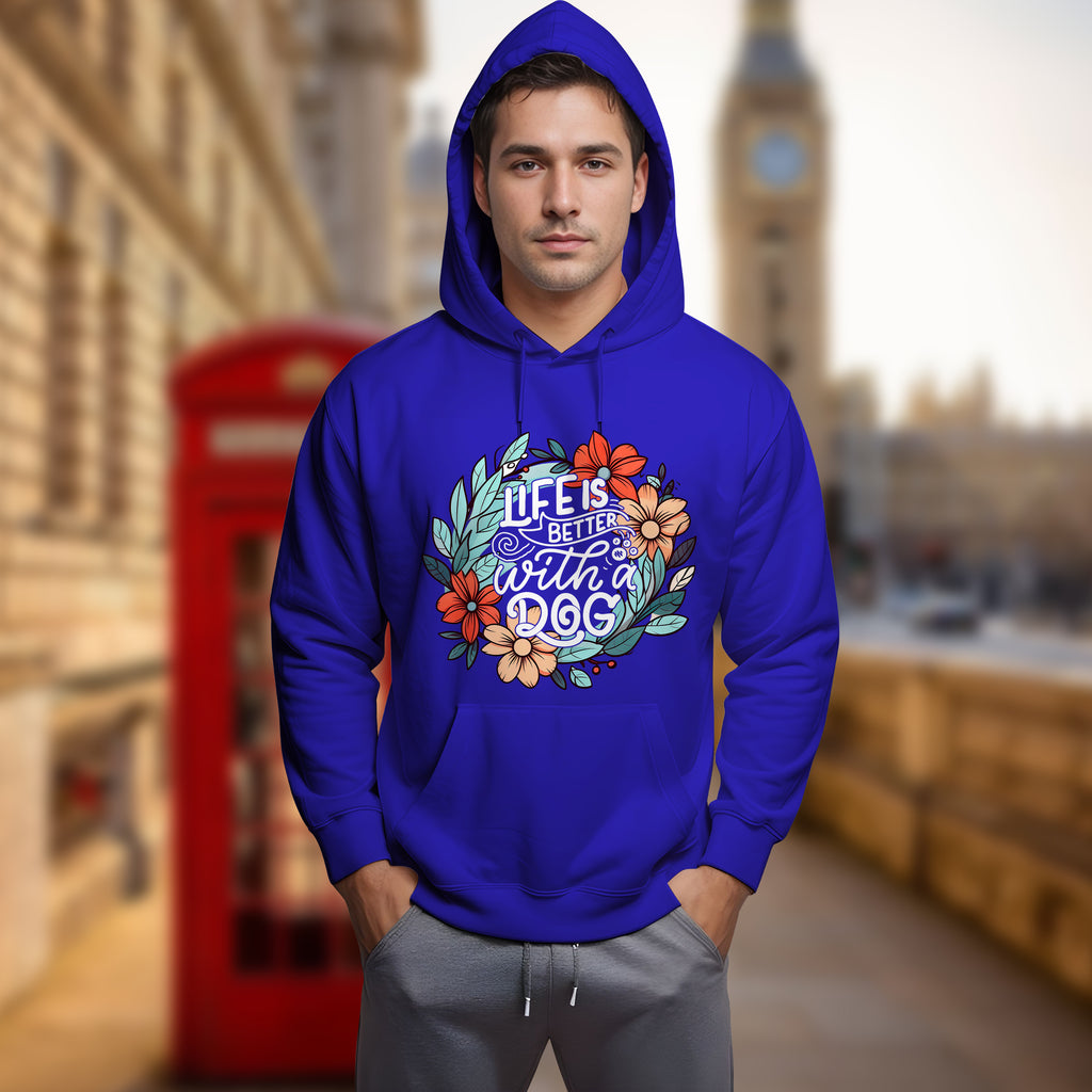 Life Is Better With A Dog - 2D Hoodie For Men/Women - TH02