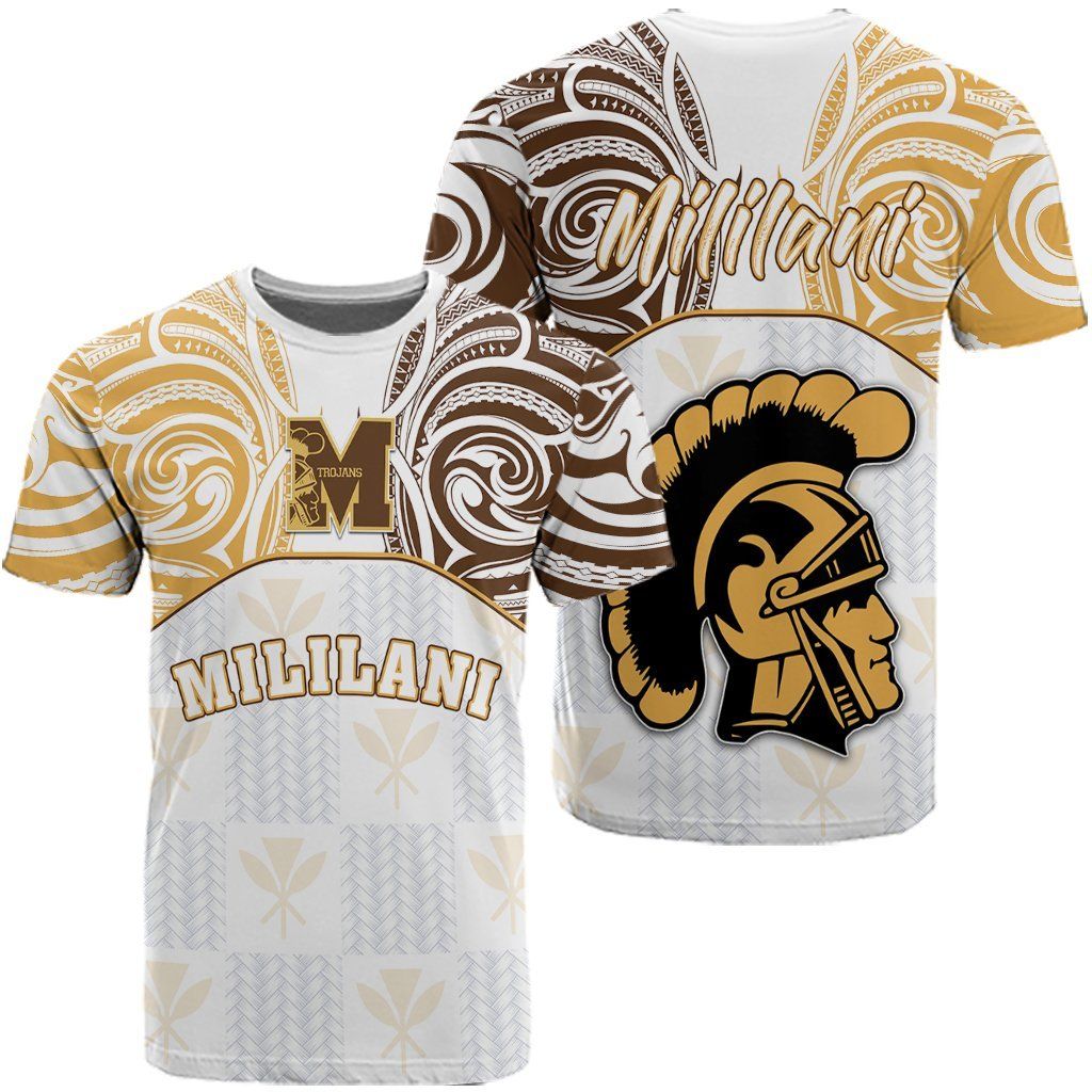 Hawaii Kanaka Mililani High School Demodern Style T-shirt Unisex