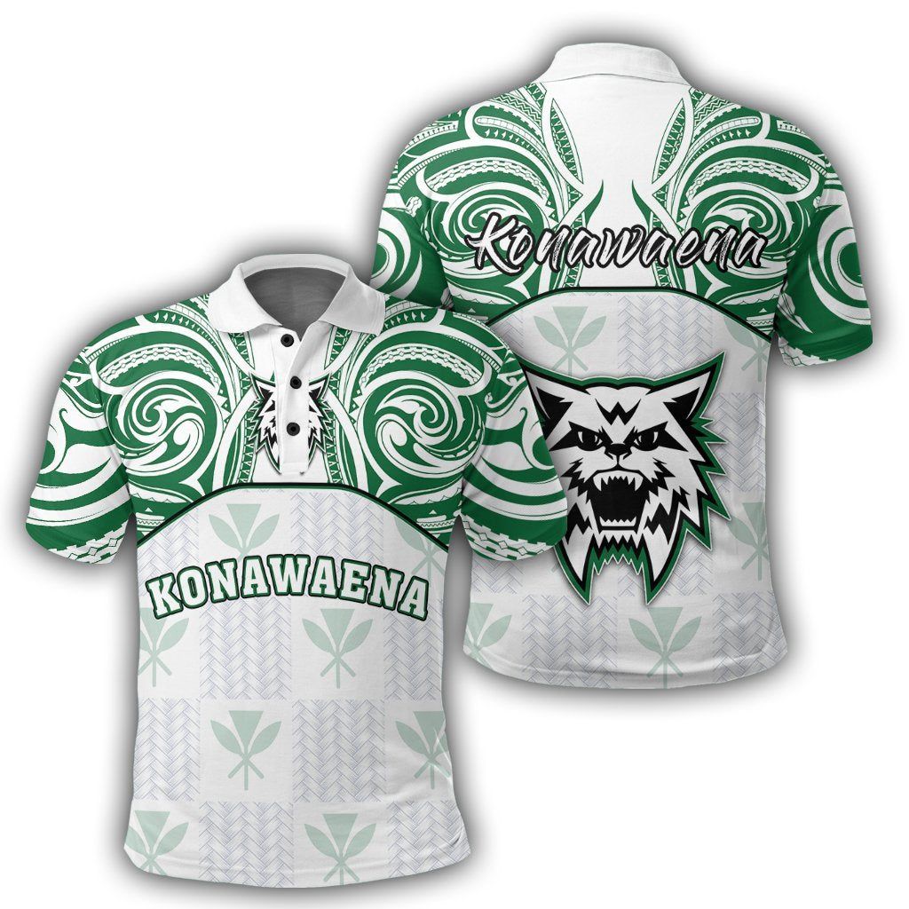 Hawaii Kanaka Konawaena High School Demodern Style Polo Shirt Unisex