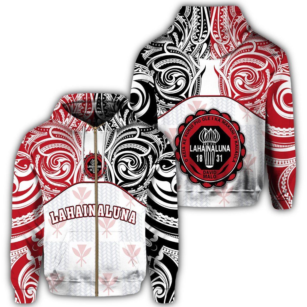 Hawaii Kanaka Lahainaluna High School Demodern Style Hoodie Unisex