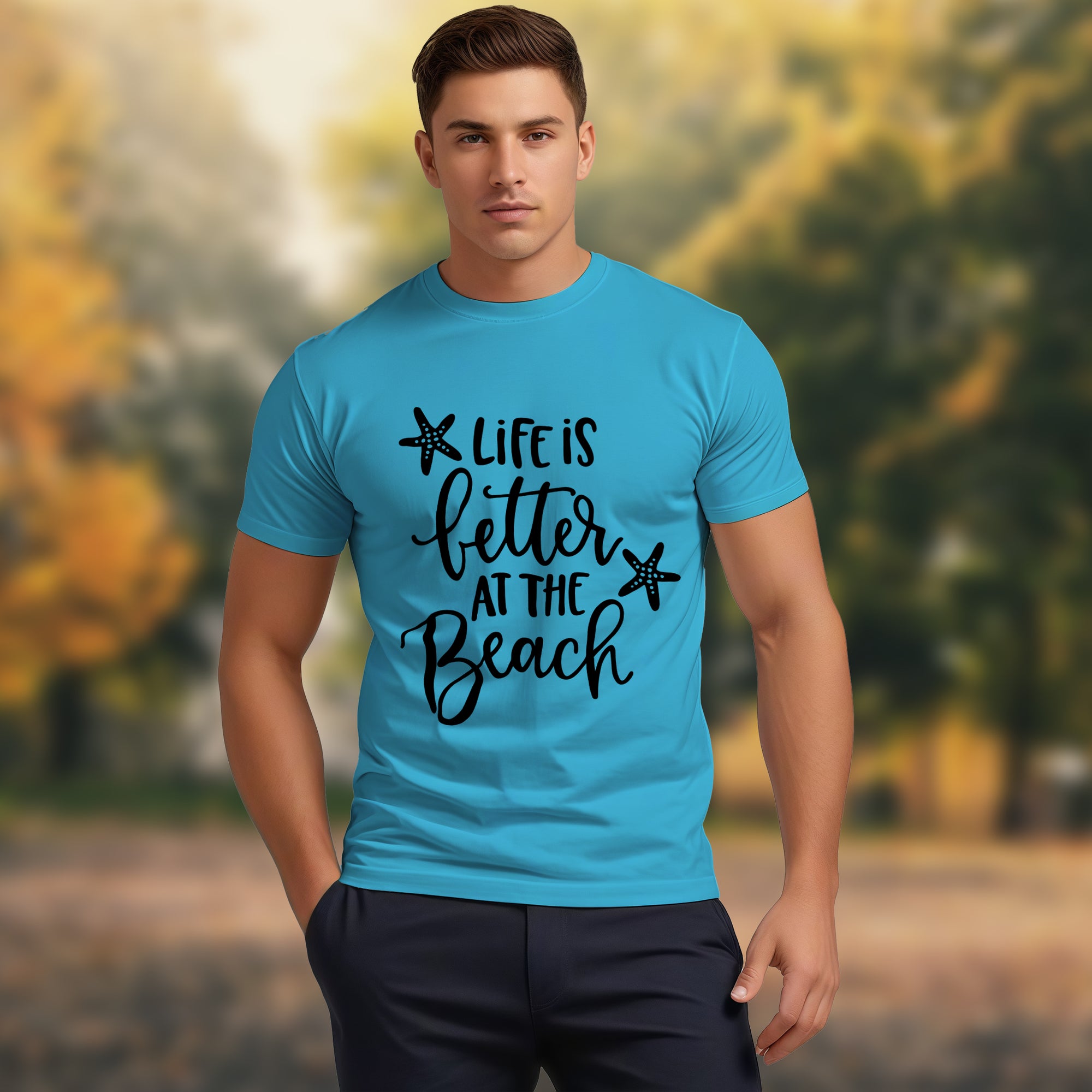 Life Is Better At The Beach - 2D T-Shirt For Men/Women - TH02