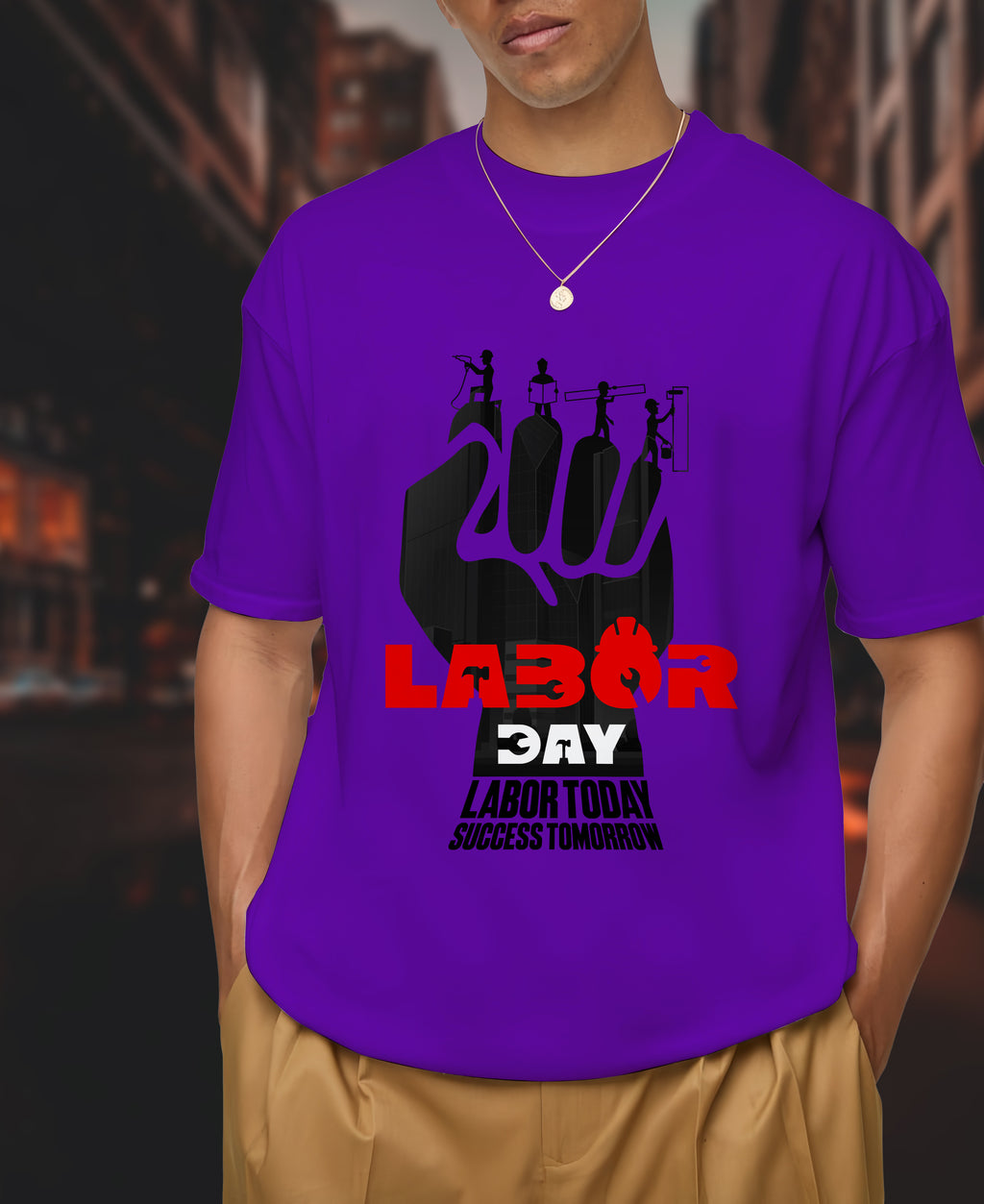 Labor Today - Succsess Tomorrow - 2D T-Shirt - TH02