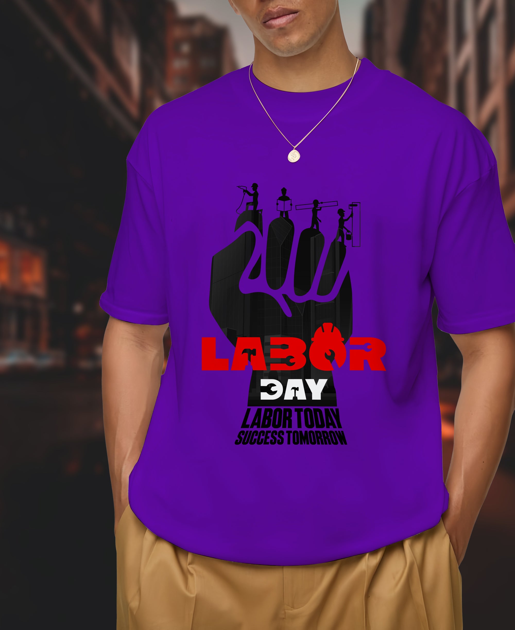 Labor Today - Succsess Tomorrow - 2D T-Shirt - TH02