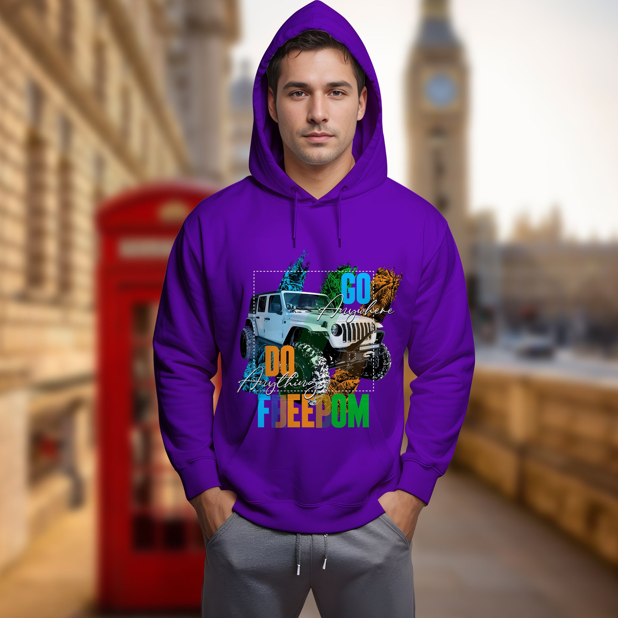 Go Anywhere - Do anything - 2D Hoodie For Men/Women - TH02