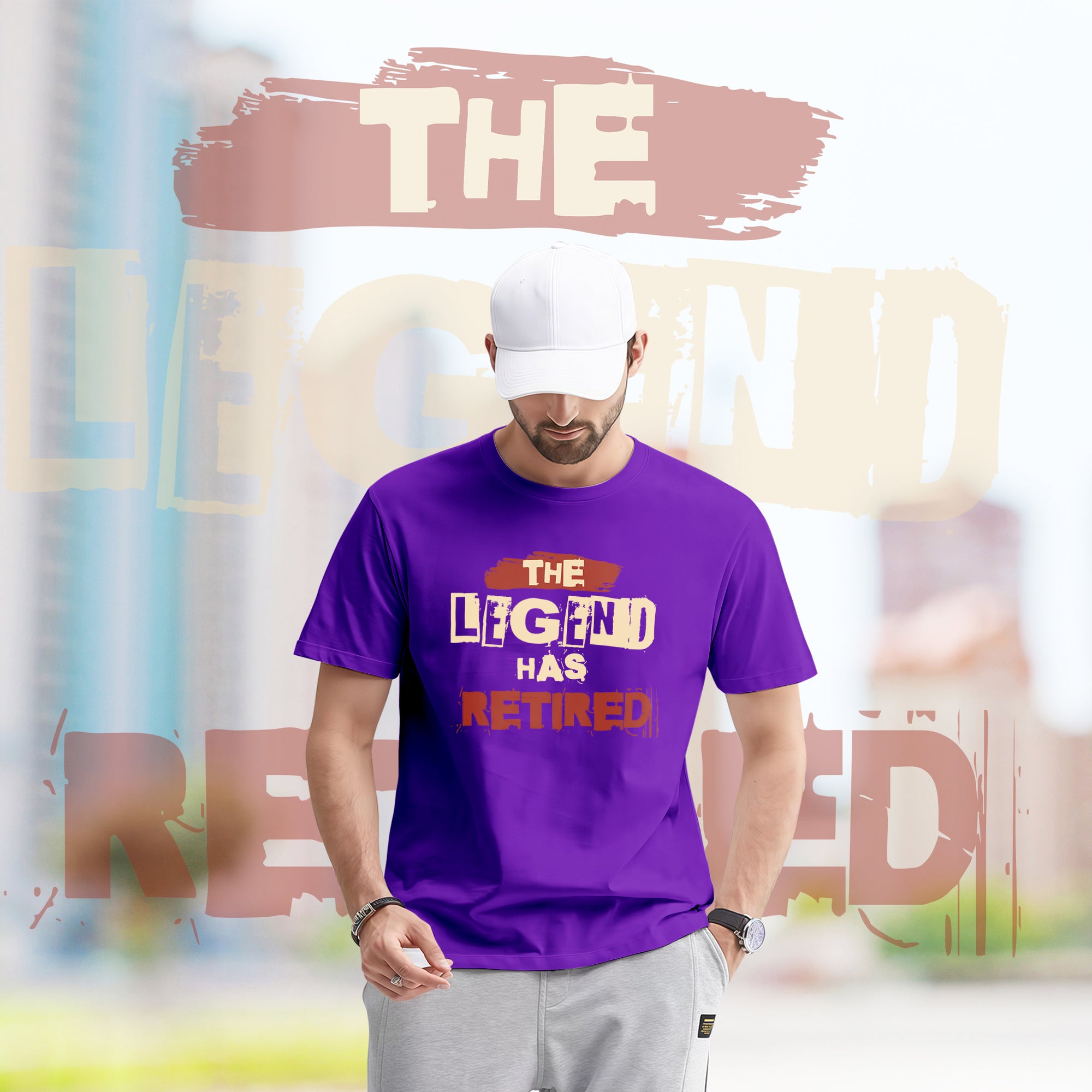Farewell Tee – The Legend Has Retired - 2D T-Shirt For Men/Women - TH02