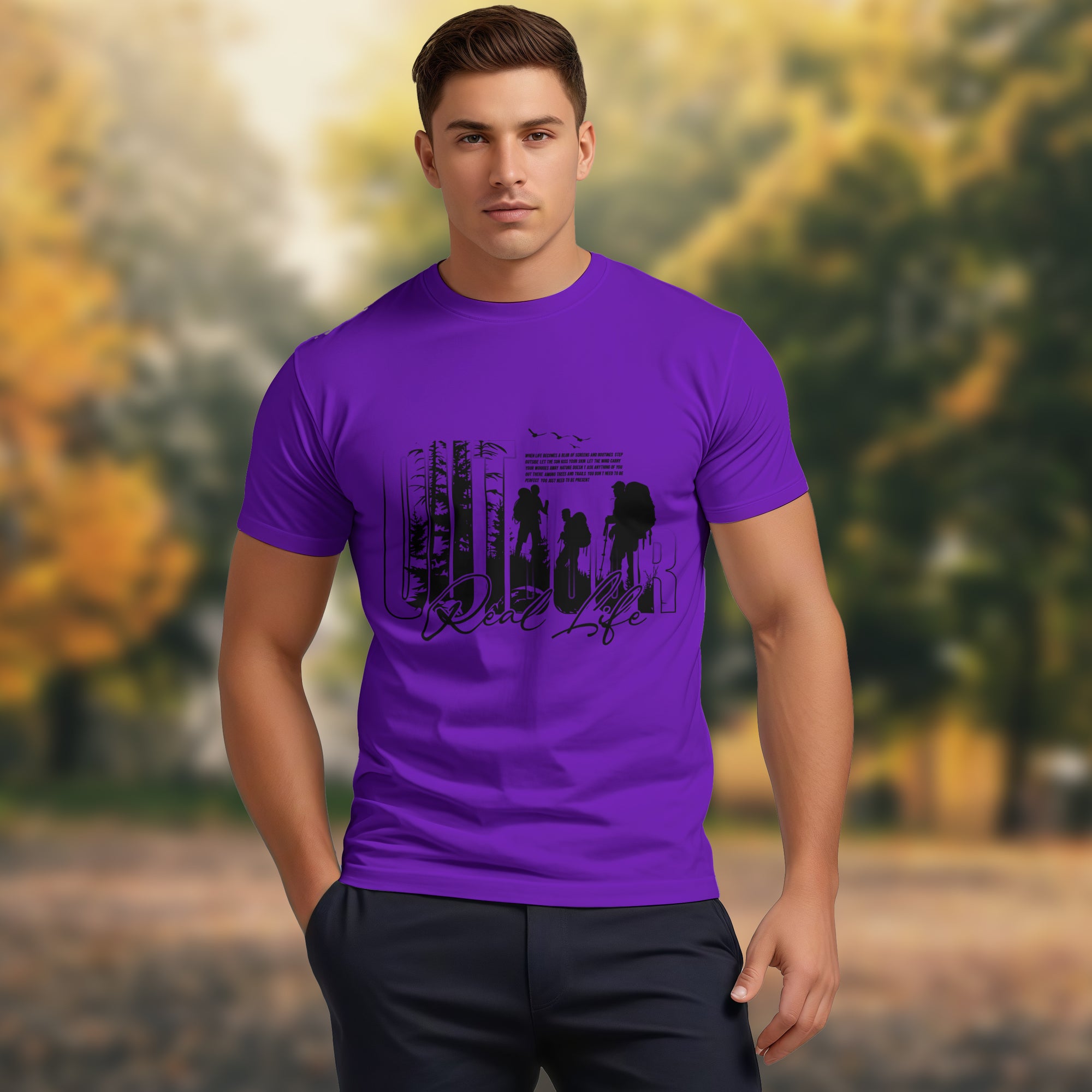 Get Real - Go Outside 2D T-Shirt