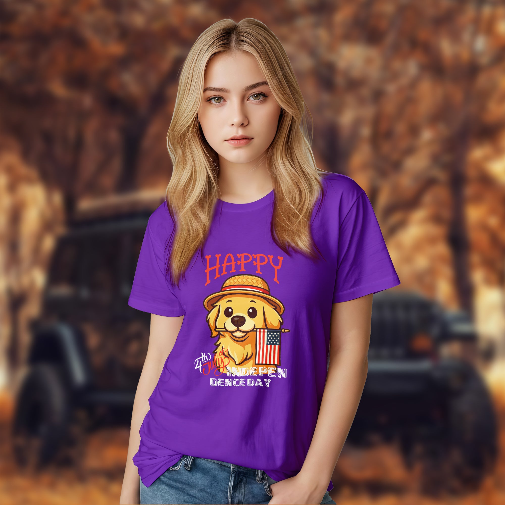 Happy Independence Day - 2D T-Shirt For Men/Women - AL01