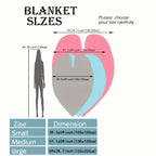 Leaf Shaped Green Flannel Blanket