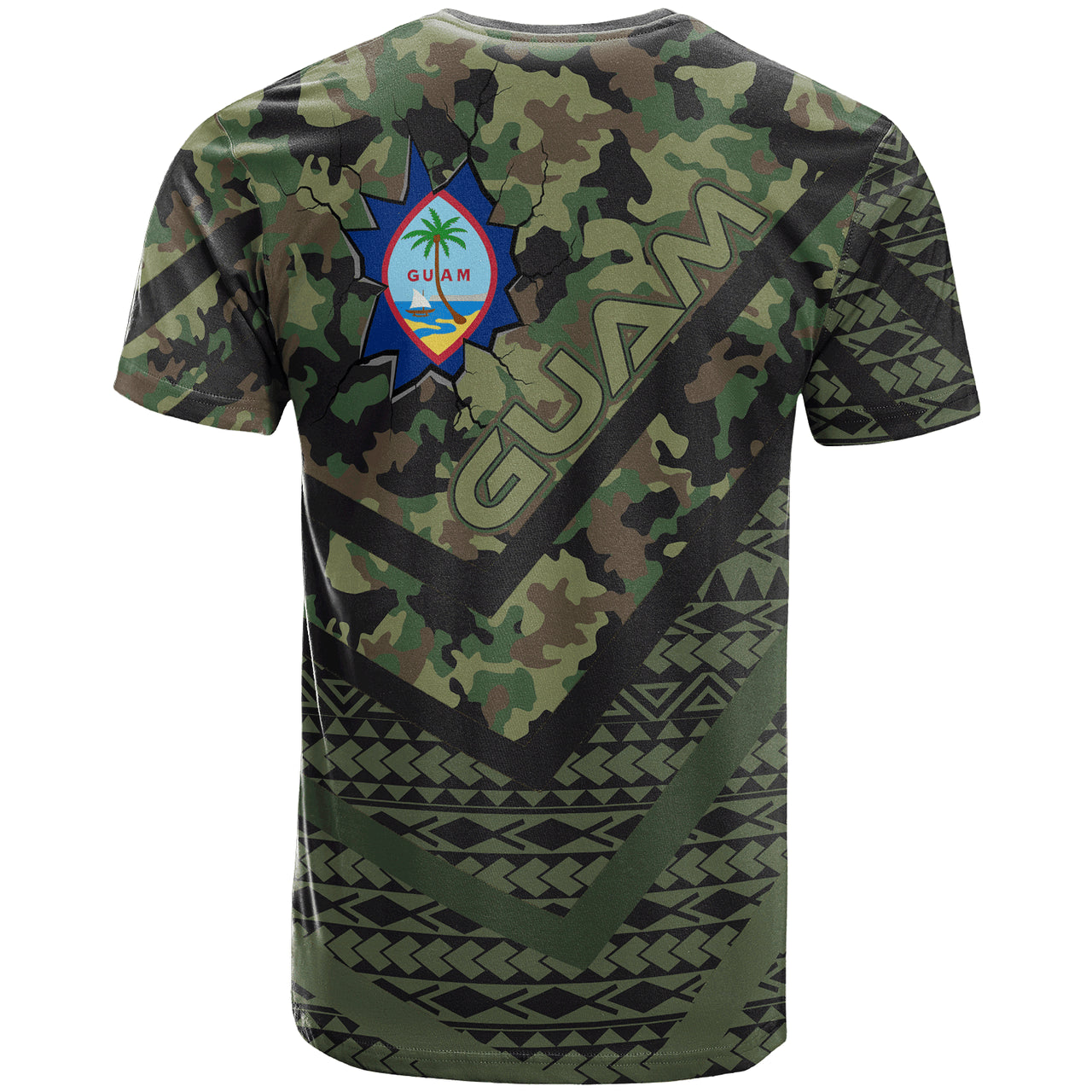 Guam Camo Deluxe Polynesian Tattoo T-shirt Unisex