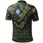 Personalised - Guam Camo Deluxe Polynesian Tattoo Polo Shirt