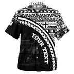 Personalised - Fiji Fijian Kesakesa Masi Patterns Curve Style Hawaiian Shirt Unisex