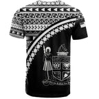 Fiji Fijian Kesakesa Masi Patterns Curve Style T-shirt Unisex