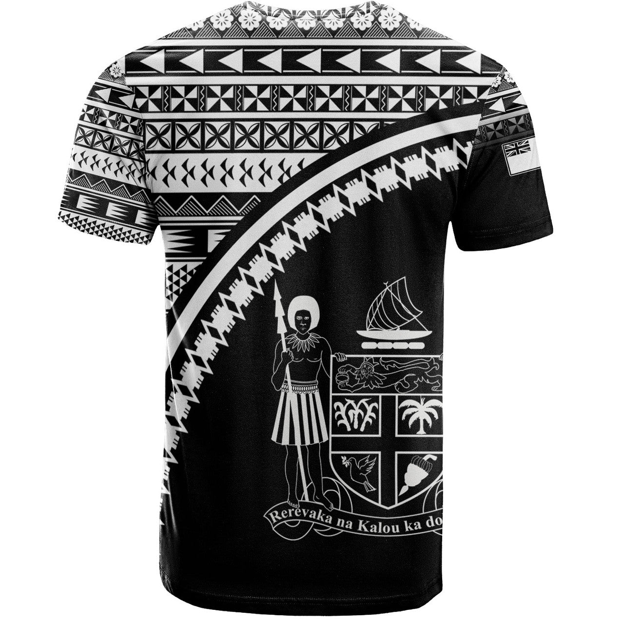 Fiji Fijian Kesakesa Masi Patterns Curve Style T-shirt Unisex