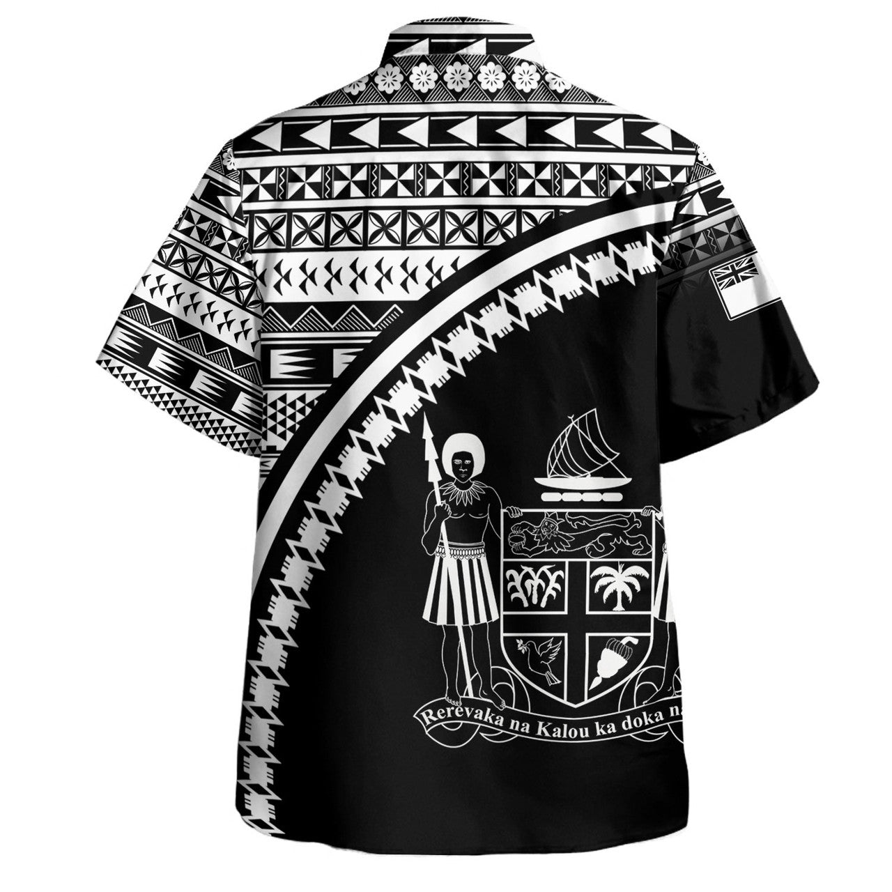 Fiji Fijian Kesakesa Masi Patterns Curve Style Hawaiian Shirt Unisex