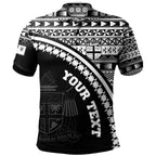 Personalised - Fiji Fijian Kesakesa Masi Patterns Curve Style Polo Shirt Unisex