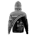 Fiji Fijian Kesakesa Masi Patterns Curve Style Hoodie Unisex