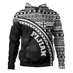 Fiji Fijian Kesakesa Masi Patterns Curve Style Hoodie Unisex