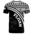 Fiji Fijian Kesakesa Masi Patterns Curve Style T-shirt Unisex