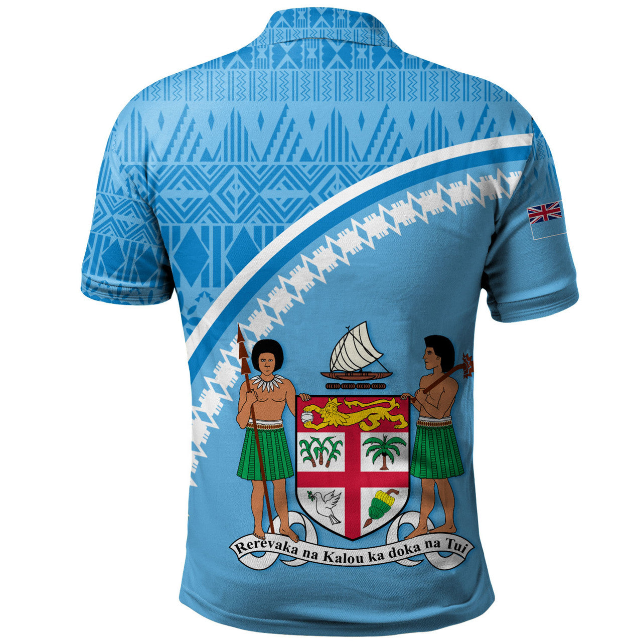 Fiji Fijian Masi Patterns Curve Style Polo Shirt Unisex