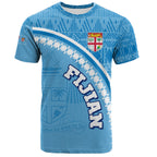 Fiji Fijian Masi Patterns Curve Style T-shirt Unisex