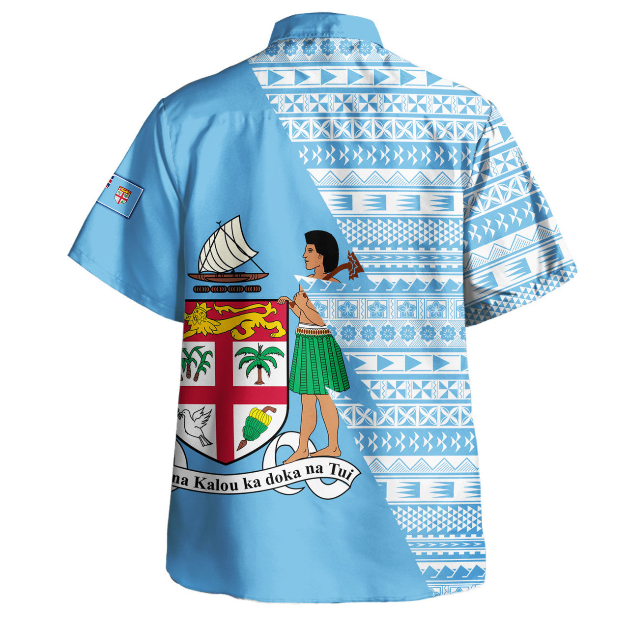 Personalised - Fiji Flash Style Hawaiian Shirt Unisex
