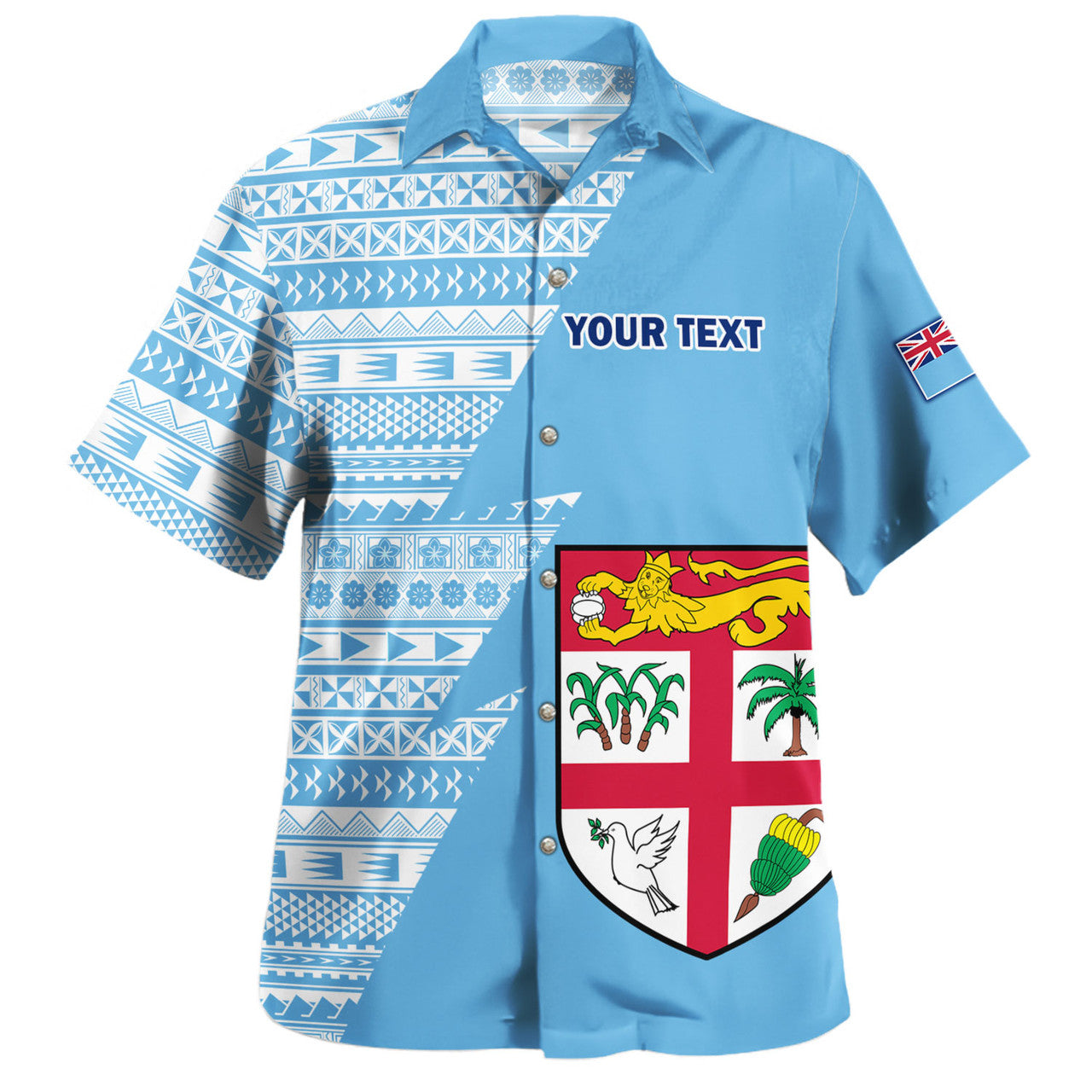 Personalised - Fiji Flash Style Hawaiian Shirt Unisex