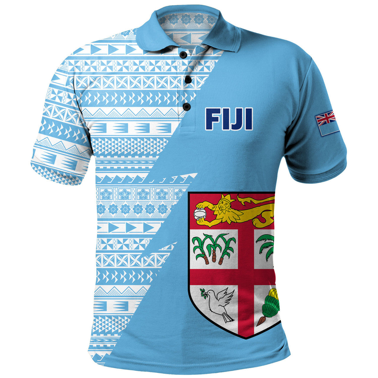 Fiji Flash Style Polo Shirt Unisex