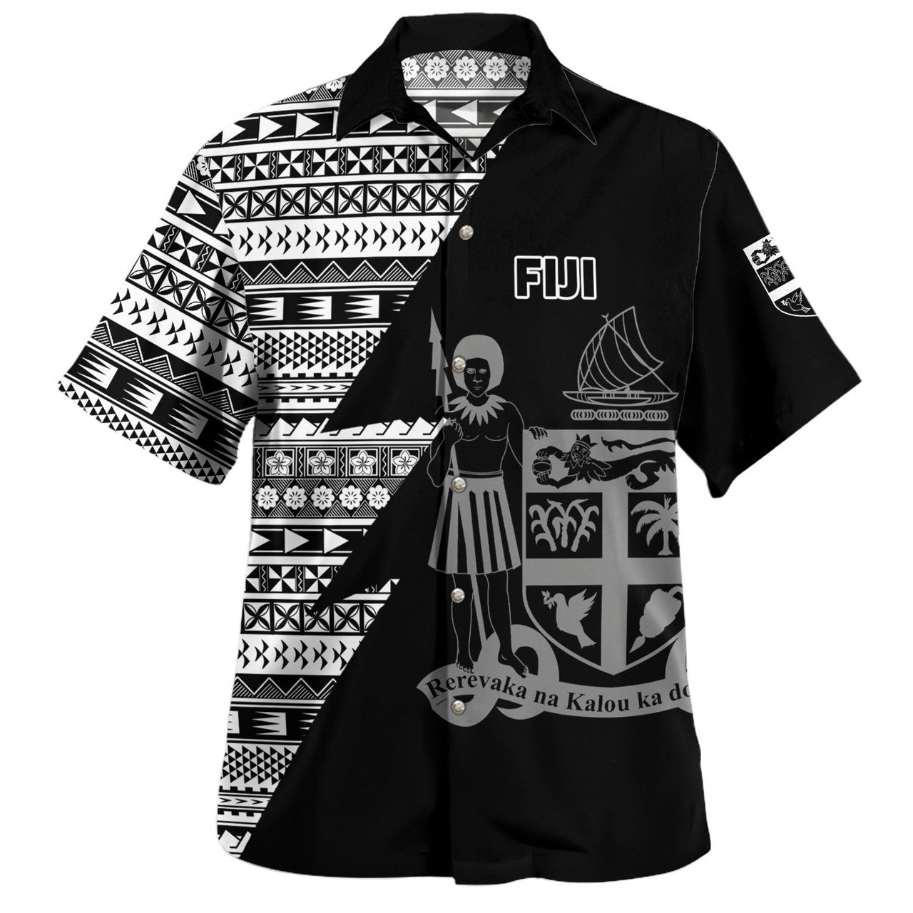 Fiji Flash Style Hawaiian Shirt Unisex