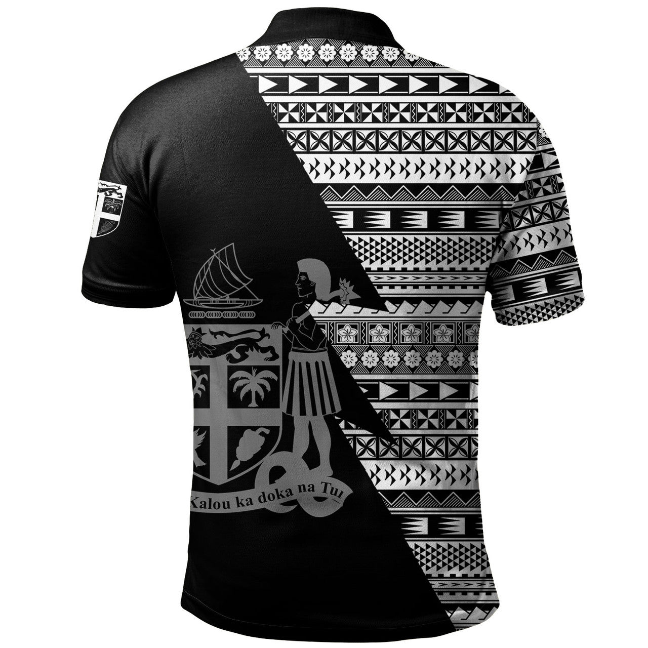 Personalised - Fiji Flash Style Polo Shirt Unisex