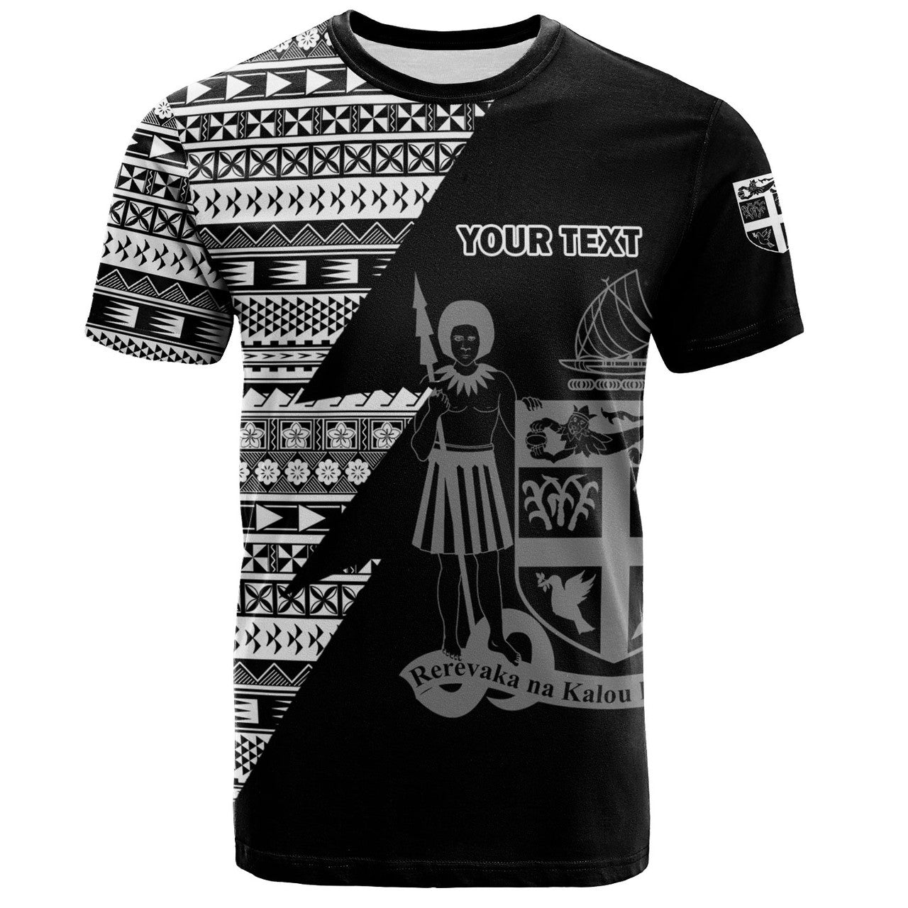 Personalised - Fiji Flash Style T-shirt Unisex