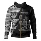 Personalised - Fiji Flash Style With Black Hoodie Unisex