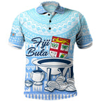 Fiji Polo Shirt Kava Fiji Masi Patterns - Al01