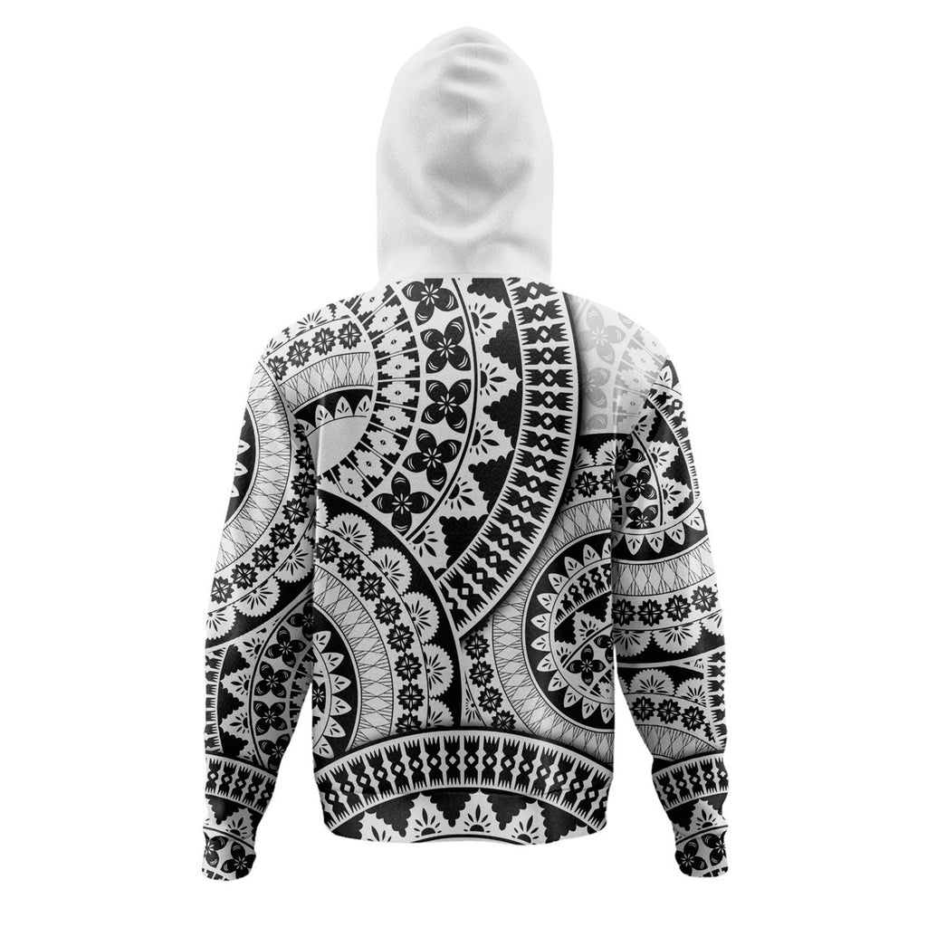 Fiji Bula Fijian Circle Pattern Hoodie Unisex