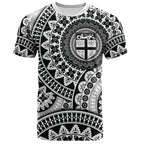 Fiji Bula Fijian Circle Pattern T-shirt Unisex