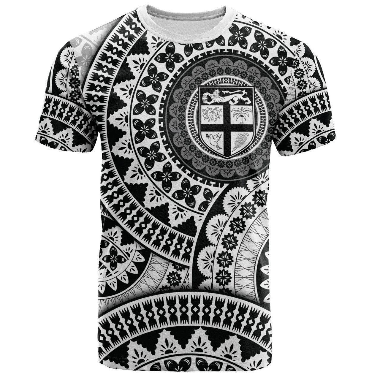 Fiji Bula Fijian Circle Pattern T-shirt Unisex