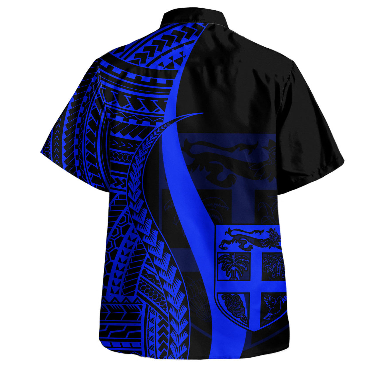 Personalised - Fiji Polynesian Tentacle Tribal Pattern Color Hawaiian Shirt Unisex
