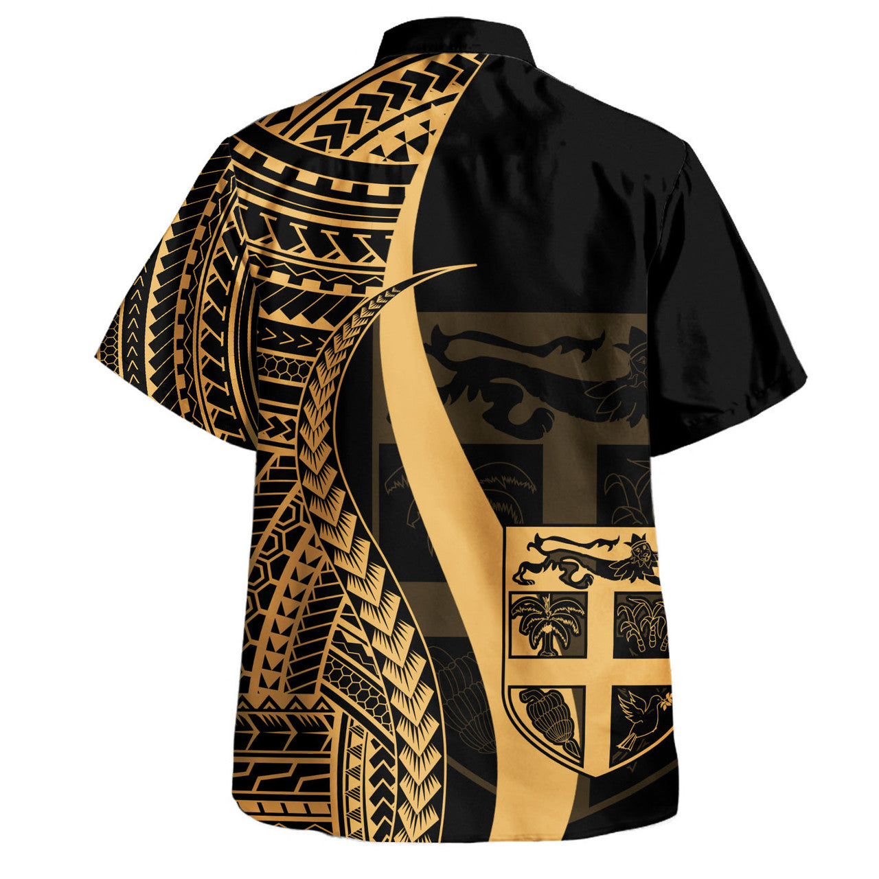 Personalised - Fiji Polynesian Tentacle Tribal Pattern Color ver2 Hawaiian Shirt Unisex