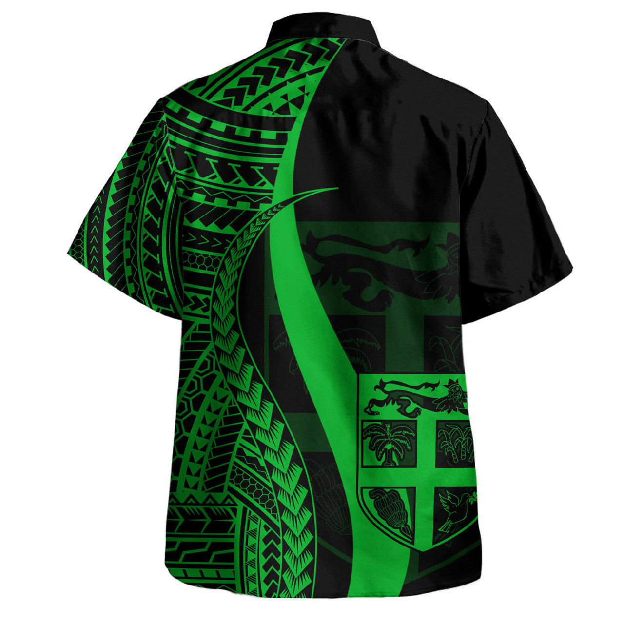 Personalised - Fiji Polynesian Tentacle Tribal Pattern Color Hawaiian Shirt Unisex