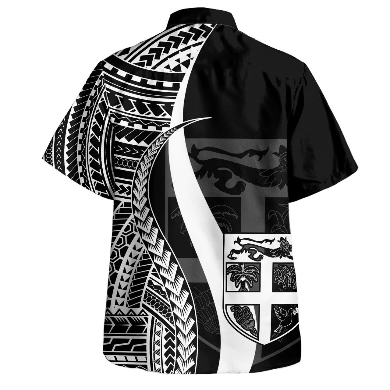 Personalised - Fiji Polynesian Tentacle Tribal Pattern Color ver2 Hawaiian Shirt Unisex