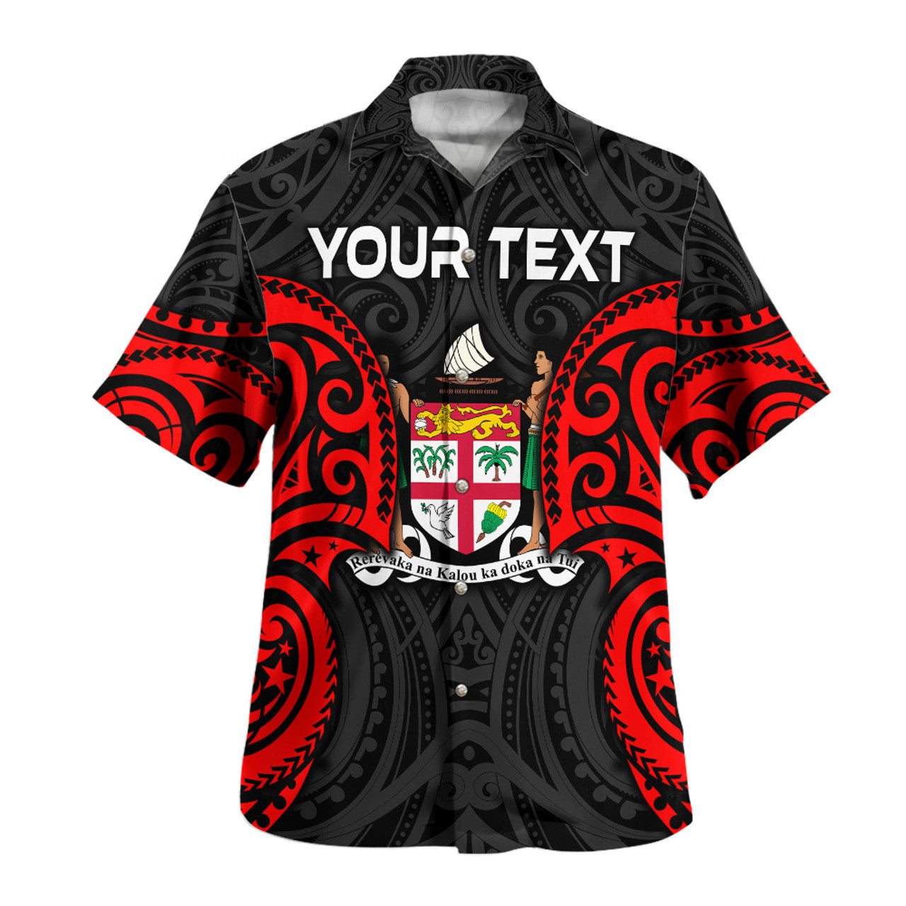 Personalised - Fiji Fijian Spirit Style Hawaiian Shirt Unisex