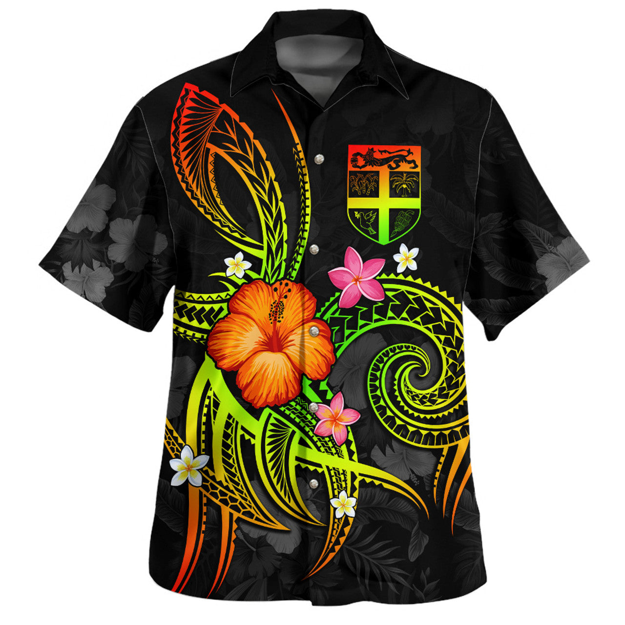 Fiji Legend of Fiji With Color ver1 Hawaiian Shirt Unisex