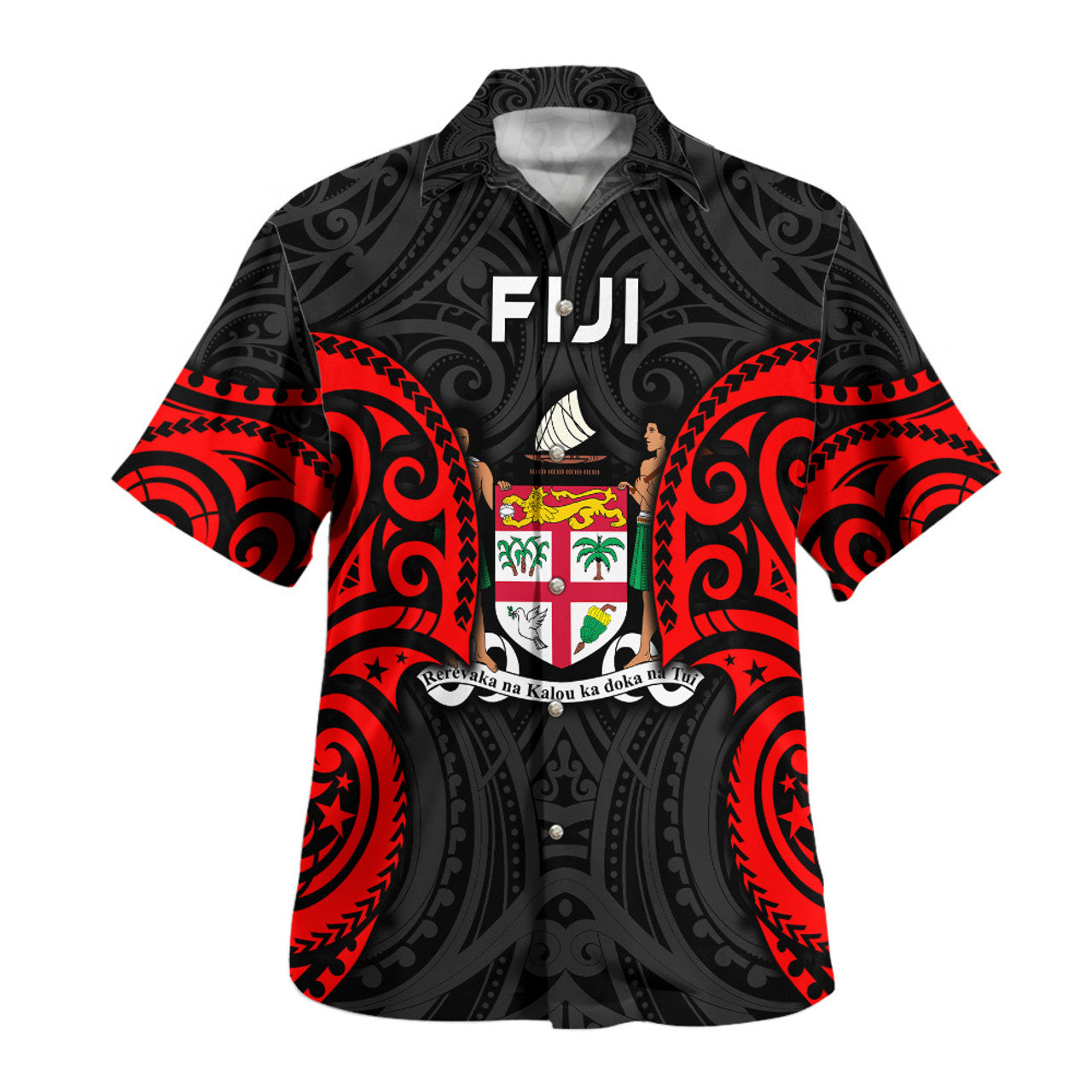 Fiji Fijian Spirit Style Hawaiian Shirt Unisex
