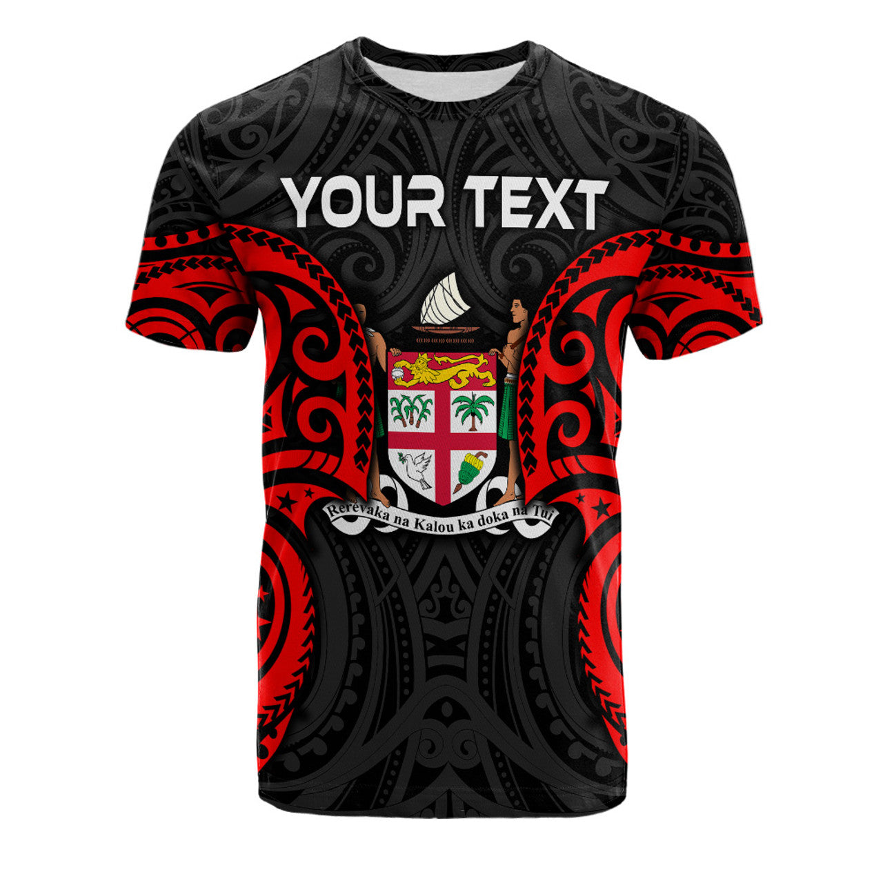 Personalised - Fiji Fijian Spirit Style T-shirt Unisex