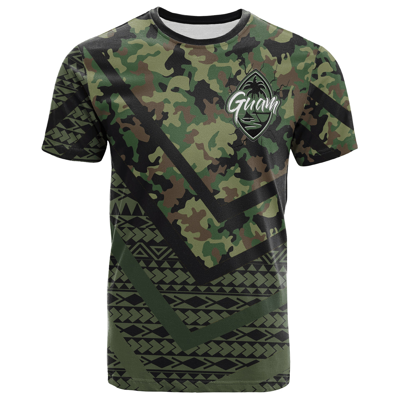 Guam Camo Deluxe Polynesian Tattoo T-shirt Unisex