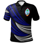 Personalised - Guam Wave Pattern Alternating Polo Shirt Unisex Ver.1